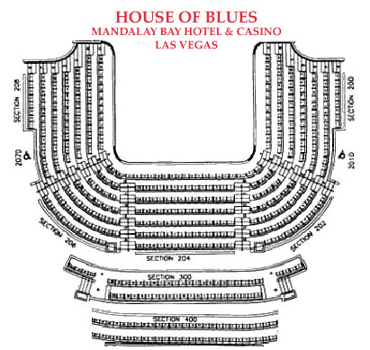 House of Blues Seating Chart